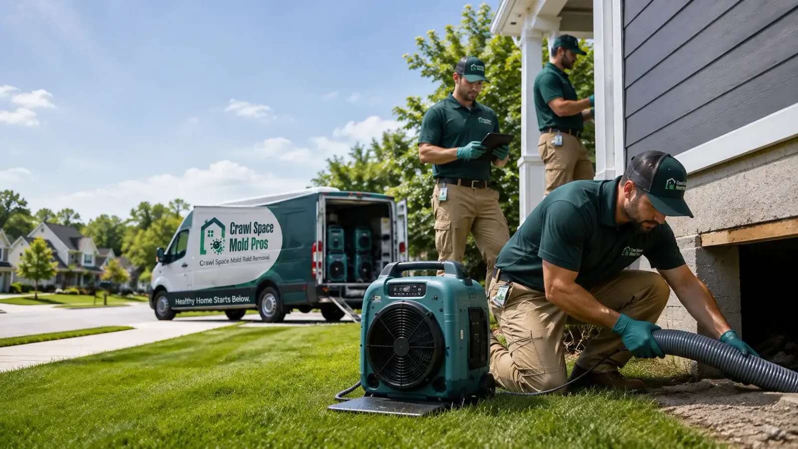 Crawl Space Mold Removal in Pawnee City, NE